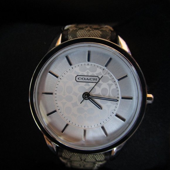 New Coach Monogram Strap Watch main image 4